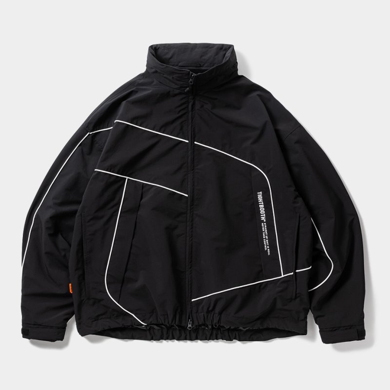 画像1: TIGHTBOOTH/PIPING TACTICAL JACKET（Black）［パイピングタクティカルJKT-26春夏］