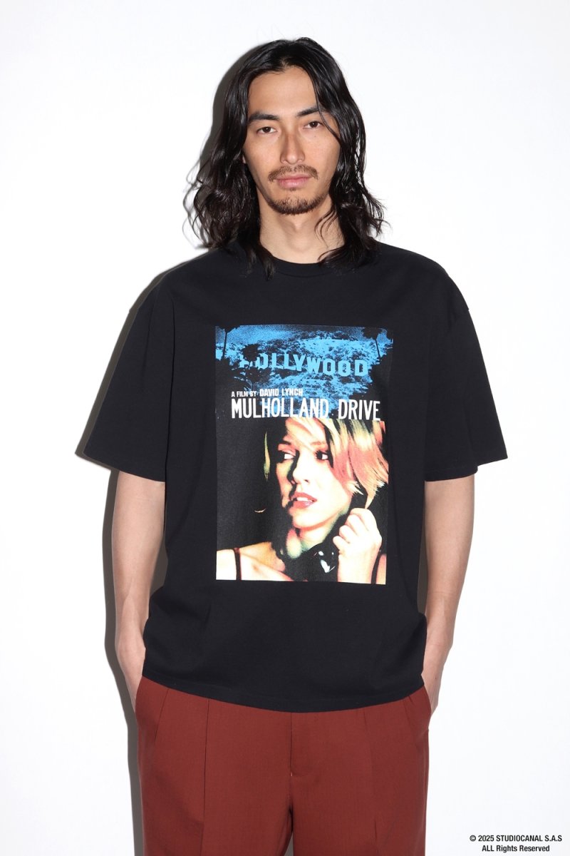 画像4: WACKO MARIA/MULHOLLAND DRIVE / WASHED HEAVY WEIGHT T-SHIRT（BLACK）［プリント+刺繍T-26春夏］ (4)