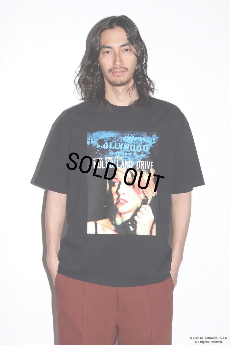 画像4: WACKO MARIA/MULHOLLAND DRIVE / WASHED HEAVY WEIGHT T-SHIRT（BLACK）［プリント+刺繍T-26春夏］ (4)