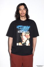 画像4: WACKO MARIA/MULHOLLAND DRIVE / WASHED HEAVY WEIGHT T-SHIRT（BLACK）［プリント+刺繍T-26春夏］ (4)