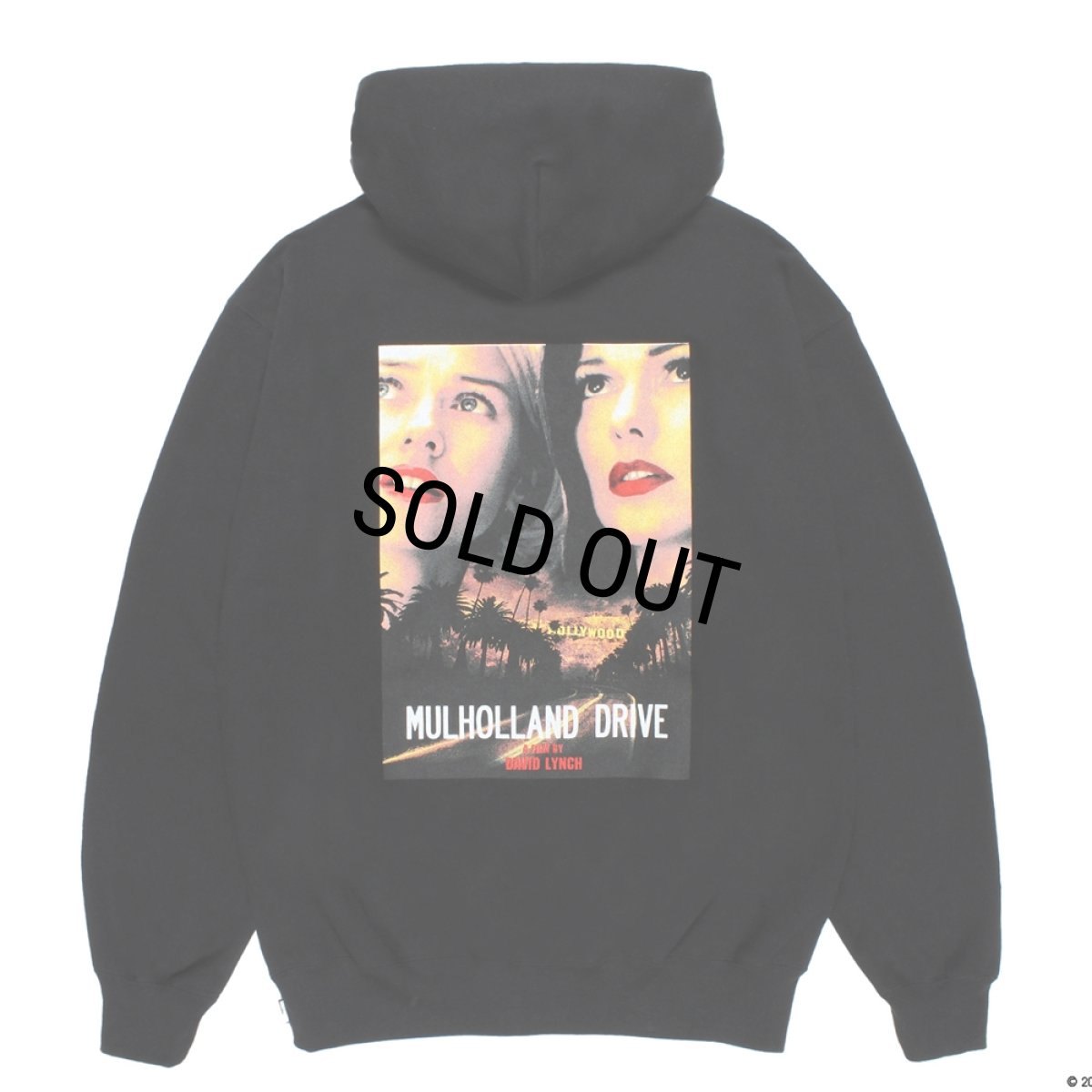 画像1: WACKO MARIA/MULHOLLAND DRIVE / HEAVY WEIGHT HOODED SWEAT SHIRT（BLACK）［プルオーバーパーカー-26春夏］ (1)