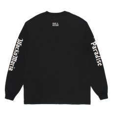 画像2: WACKO MARIA/WASHED HEAVY WEIGHT LONG SLEEVE T-SHIRT（BLACK）［プリント+刺繍長袖T-26春夏］ (2)