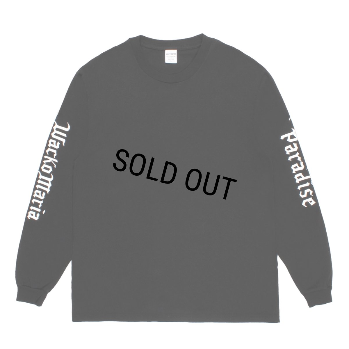画像1: WACKO MARIA/WASHED HEAVY WEIGHT LONG SLEEVE T-SHIRT（BLACK）［プリント+刺繍長袖T-26春夏］ (1)