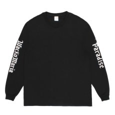 画像1: WACKO MARIA/WASHED HEAVY WEIGHT LONG SLEEVE T-SHIRT（BLACK）［プリント+刺繍長袖T-26春夏］ (1)