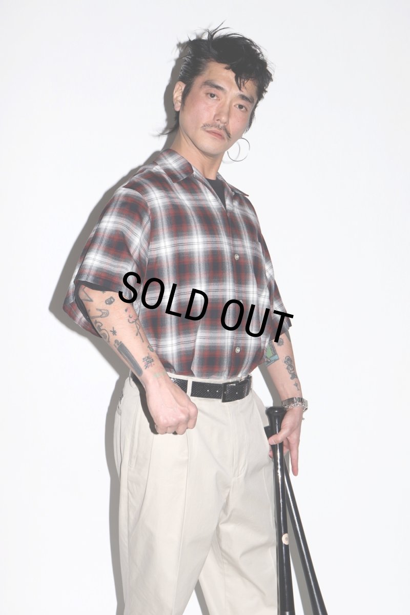 画像5: WACKO MARIA/DOUBLE PLEATED CHINO TROUSERS（BEIGE）［ツータックチノトラウザース-26春夏］ (5)