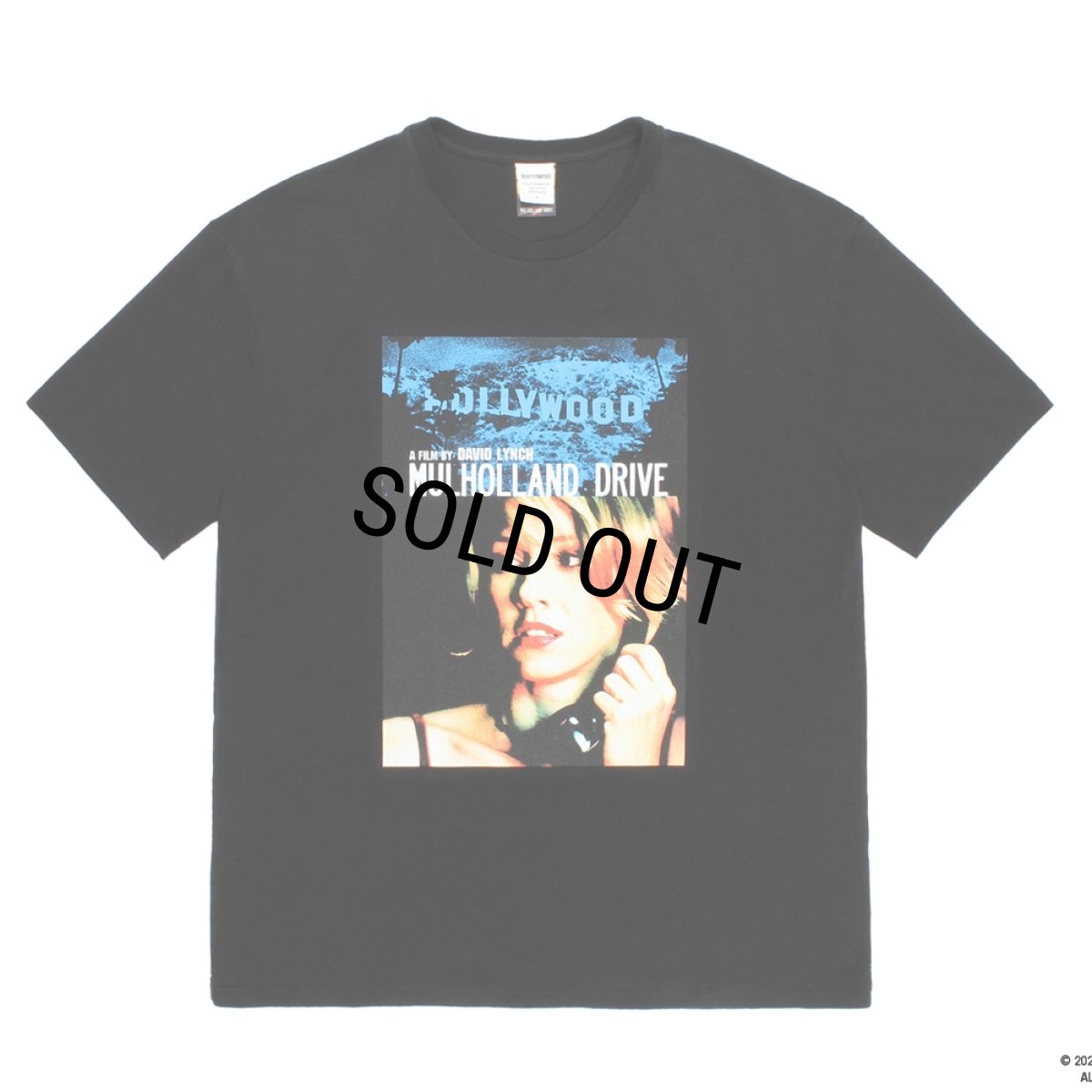 画像1: WACKO MARIA/MULHOLLAND DRIVE / WASHED HEAVY WEIGHT T-SHIRT（BLACK）［プリント+刺繍T-26春夏］ (1)