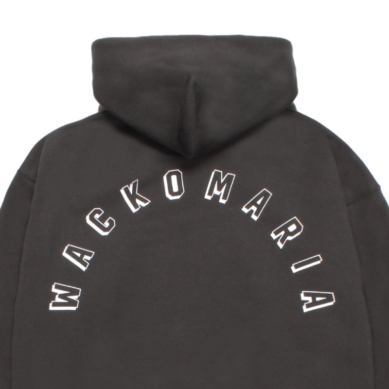画像3: WACKO MARIA/MIDDLE WEIGHT HOODED SWEAT SHIRT（CHARCOAL）［プルオーバーパーカー-26春夏］