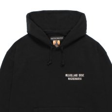 画像3: WACKO MARIA/MULHOLLAND DRIVE / HEAVY WEIGHT HOODED SWEAT SHIRT（BLACK）［プルオーバーパーカー-26春夏］ (3)