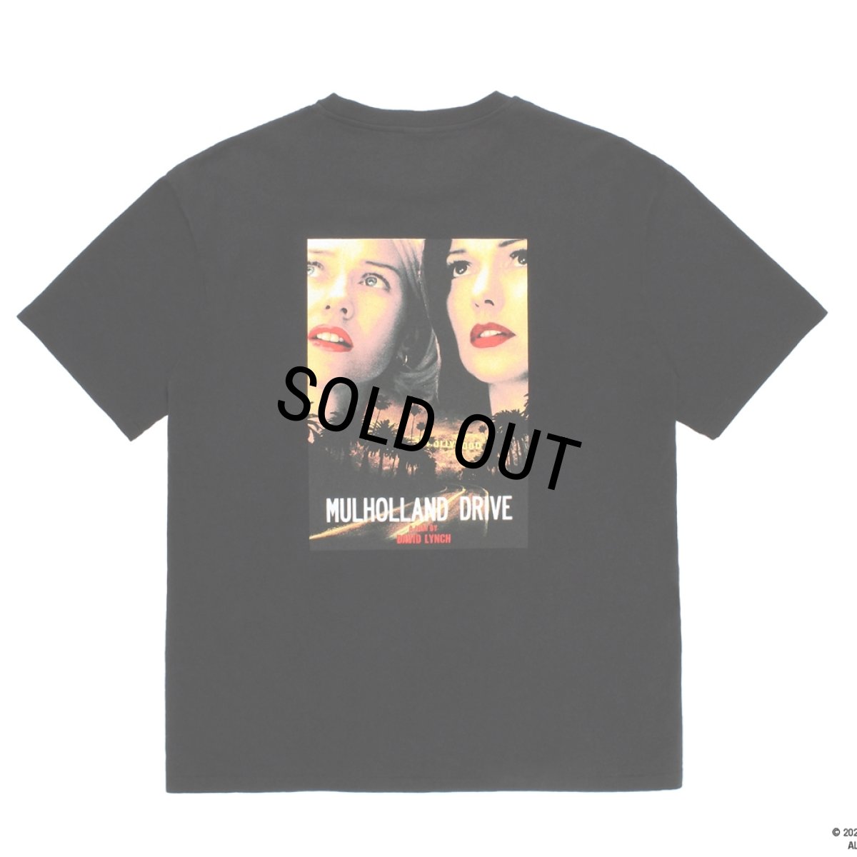 画像1: WACKO MARIA/MULHOLLAND DRIVE / WASHED HEAVY WEIGHT T-SHIRT（BLACK）［プリント+刺繍T-26春夏］ (1)