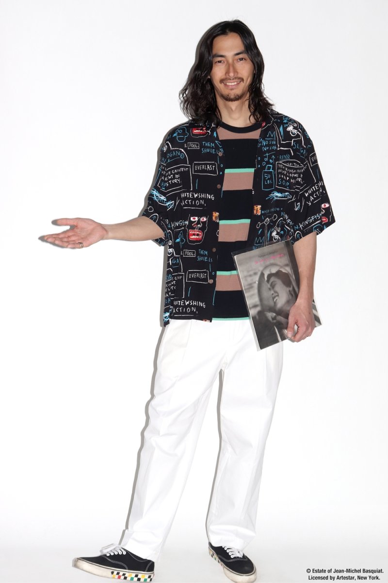 画像5: WACKO MARIA/DOUBLE PLEATED CHINO TROUSERS（WHITE）［ツータックチノトラウザース-26春夏］ (5)