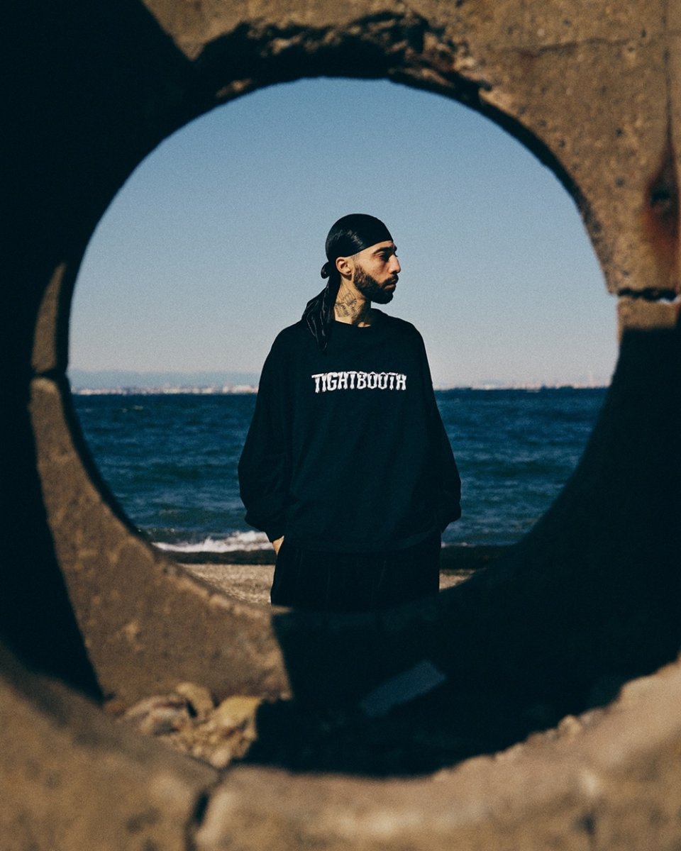 画像3: TIGHTBOOTH/METAL LOGO L/S T-SHIRT（Black）［メタルロゴ長袖T-26春夏］ (3)