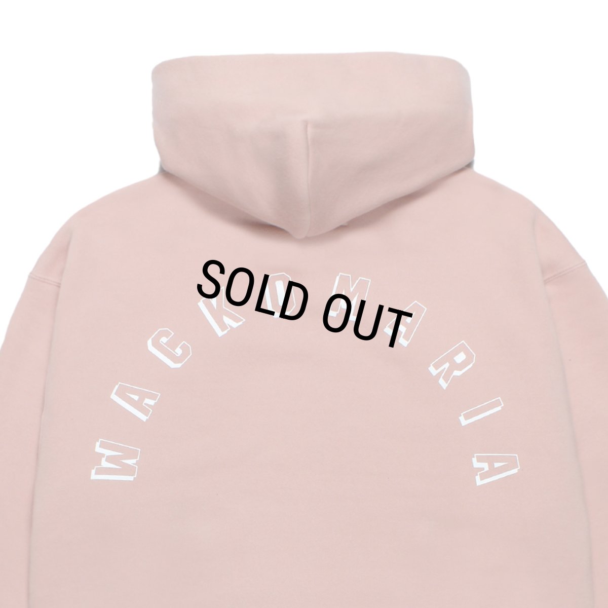 画像4: WACKO MARIA/MIDDLE WEIGHT HOODED SWEAT SHIRT（PINK）［プルオーバーパーカー-26春夏］ (4)