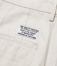 画像4: WACKO MARIA/DOUBLE PLEATED CHINO TROUSERS（BEIGE）［ツータックチノトラウザース-26春夏］ (4)