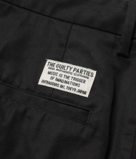 画像4: WACKO MARIA/DOUBLE PLEATED CHINO TROUSERS（BLACK）［ツータックチノトラウザース-26春夏］ (4)