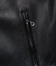 画像4: WACKO MARIA/LEATHER SINGLE RIDERS JACKET（BLACK）［レザーシングルライダースJKT-26春夏］ (4)