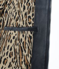 画像5: WACKO MARIA/LEATHER SINGLE RIDERS JACKET（DARK BLUE）［レザーシングルライダースJKT-26春夏］ (5)