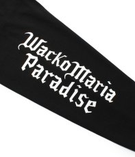 画像3: WACKO MARIA/WASHED HEAVY WEIGHT LONG SLEEVE T-SHIRT（BLACK）［プリント+刺繍長袖T-26春夏］ (3)