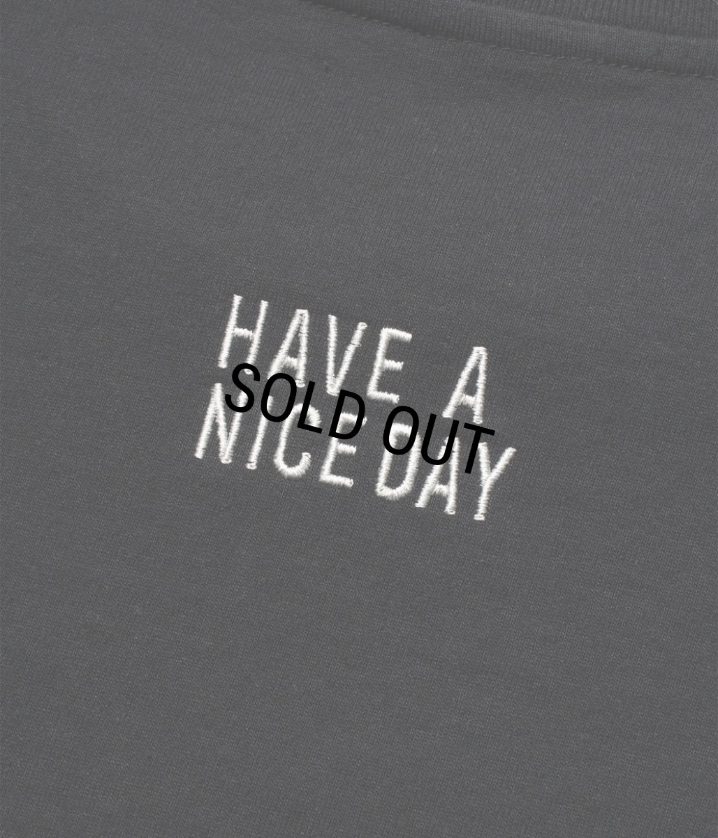 画像4: WACKO MARIA/WASHED HEAVY WEIGHT LONG SLEEVE T-SHIRT（BLACK）［プリント+刺繍長袖T-26春夏］ (4)