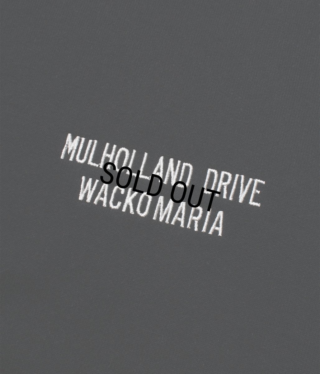 画像4: WACKO MARIA/MULHOLLAND DRIVE / HEAVY WEIGHT HOODED SWEAT SHIRT（BLACK）［プルオーバーパーカー-26春夏］ (4)