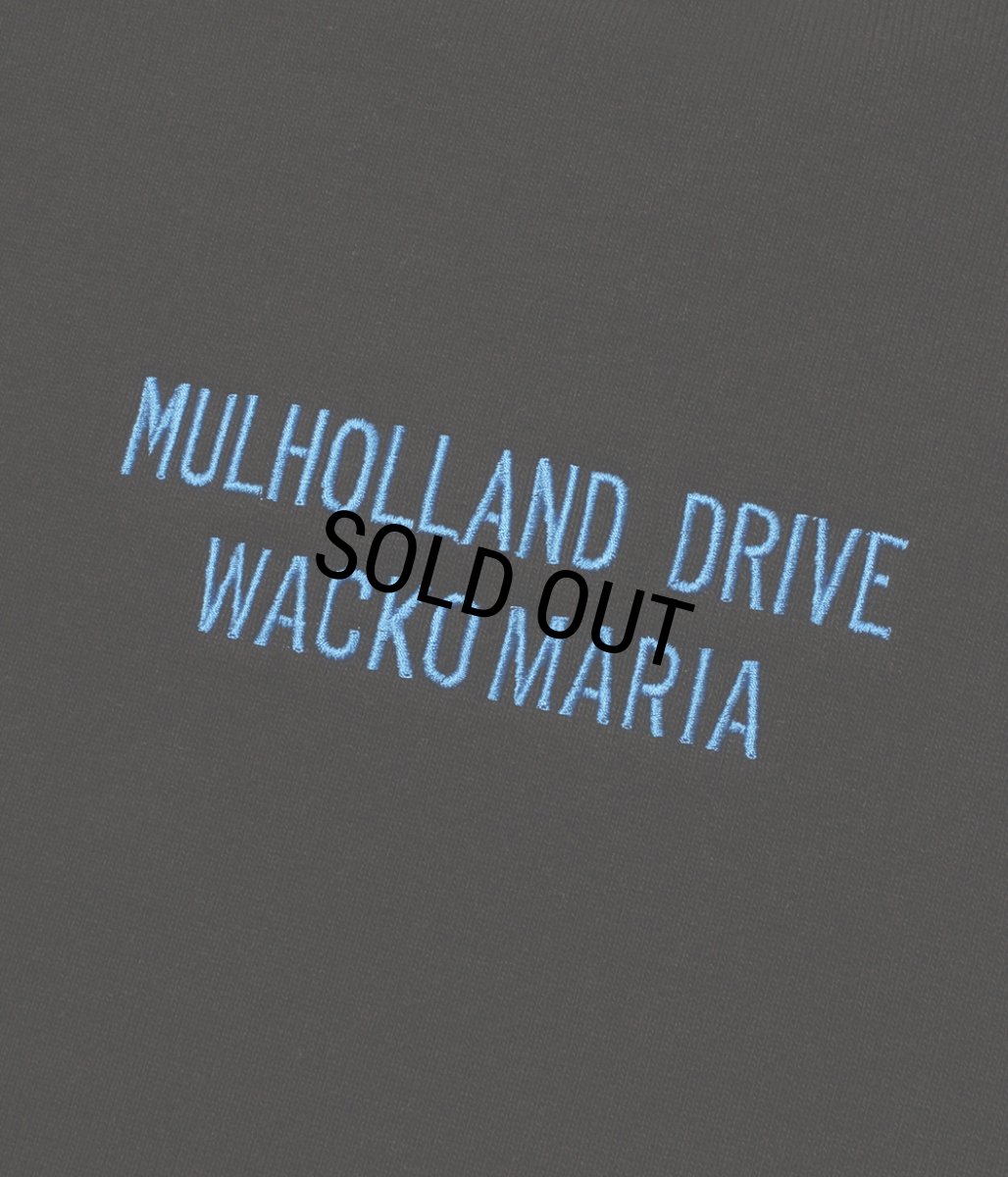 画像4: WACKO MARIA/MULHOLLAND DRIVE / HEAVY WEIGHT ZIP HOODED SWEAT SHIRT（BLACK）［ジップアップパーカー-26春夏］ (4)