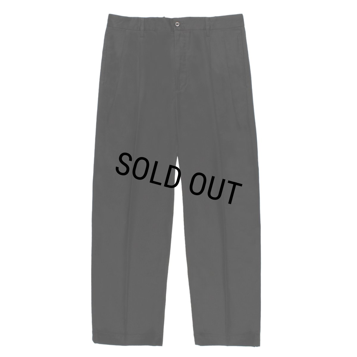 画像2: WACKO MARIA/DOUBLE PLEATED CHINO TROUSERS（BLACK）［ツータックチノトラウザース-26春夏］ (2)