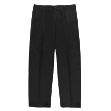 画像2: WACKO MARIA/DOUBLE PLEATED CHINO TROUSERS（BLACK）［ツータックチノトラウザース-26春夏］ (2)