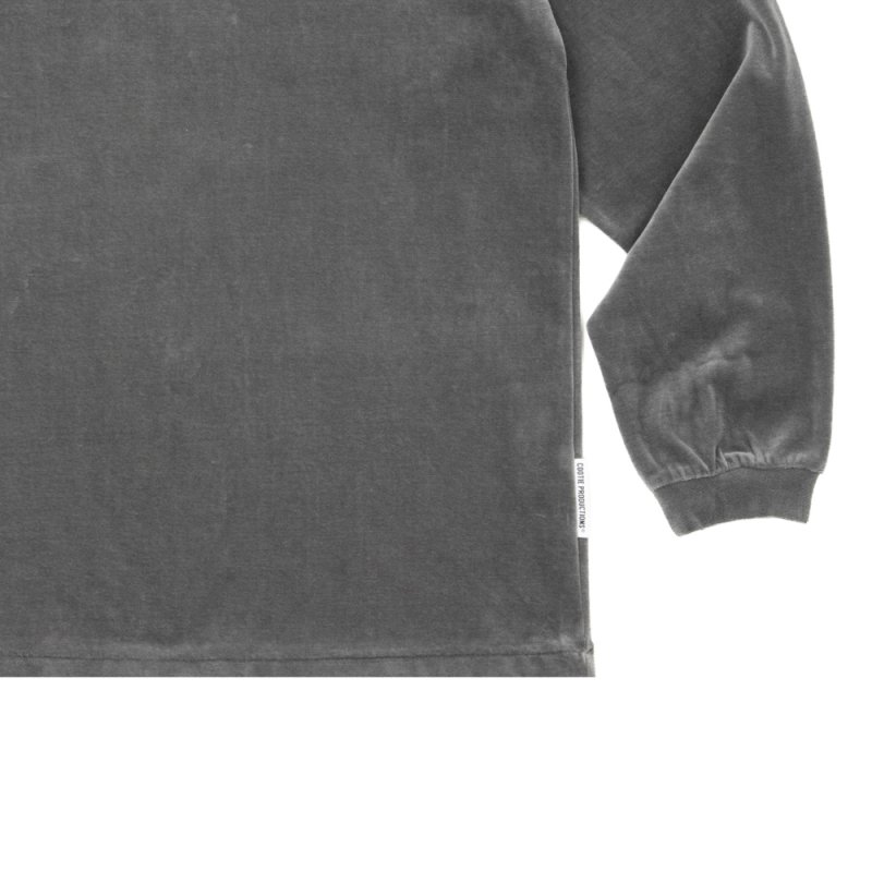 画像3: COOTIE PRODUCTIONS/Velour L/S Tee（Gray）［ベロア長袖T-26春夏］