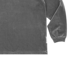 画像3: COOTIE PRODUCTIONS/Velour L/S Tee（Gray）［ベロア長袖T-26春夏］ (3)