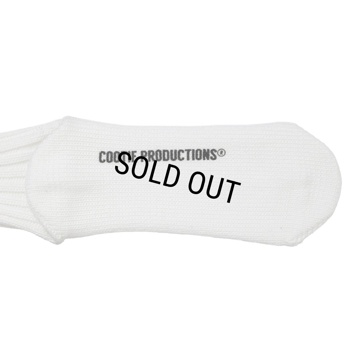 画像2: COOTIE PRODUCTIONS/Lowgauge Middle Socks（White）［ローゲージミドルソックス-26春夏］ (2)