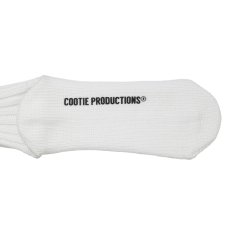 画像2: COOTIE PRODUCTIONS/Lowgauge Middle Socks（White）［ローゲージミドルソックス-26春夏］ (2)