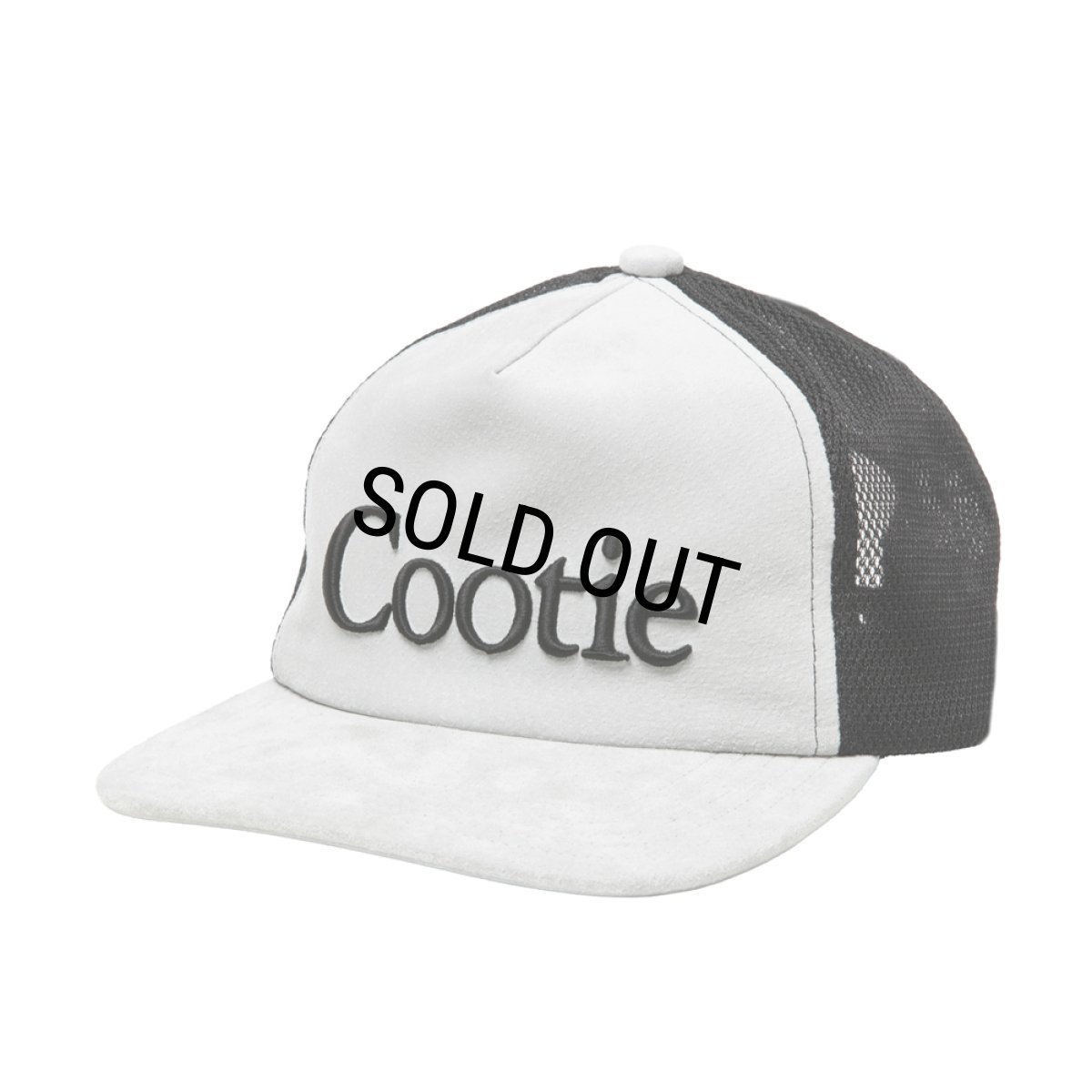 画像3: COOTIE PRODUCTIONS/Suede 5 Panel Mesh Cap（L.Gray）［スウェード5パネルメッシュキャップ-26春夏］ (3)