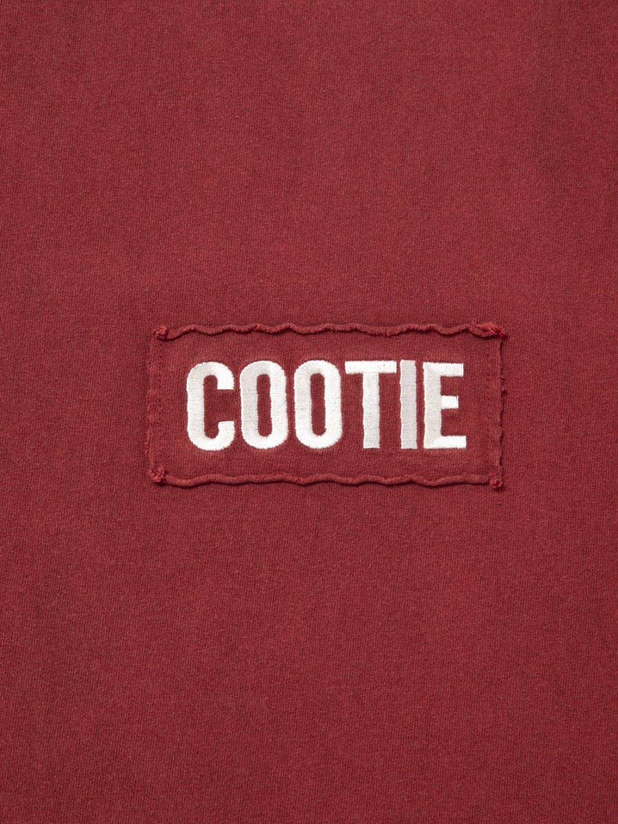 画像2: COOTIE PRODUCTIONS/AD Processing L/S Tee（Burgundy）［ADプロセシング長袖T-26春夏］ (2)