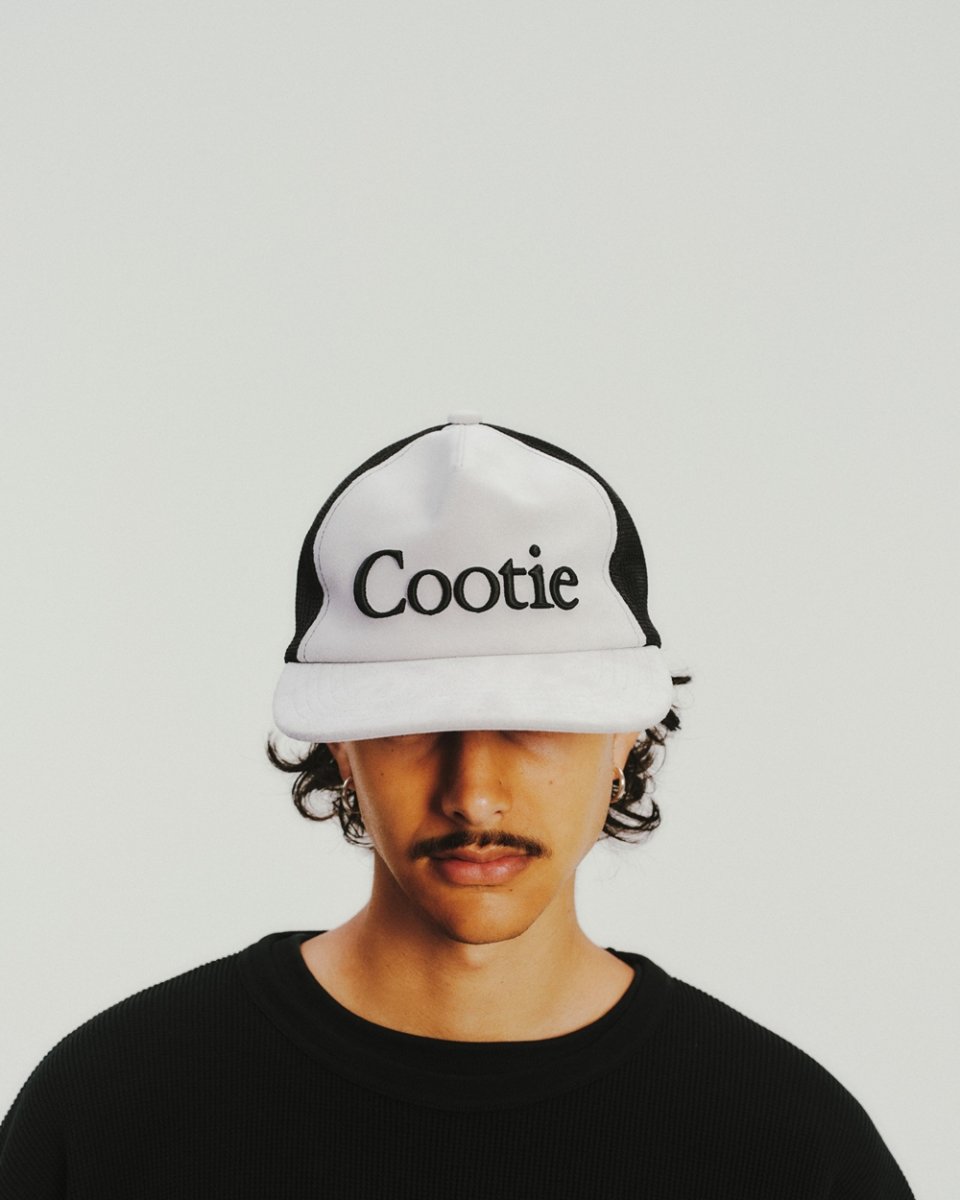 画像7: COOTIE PRODUCTIONS/Suede 5 Panel Mesh Cap（L.Gray）［スウェード5パネルメッシュキャップ-26春夏］ (7)