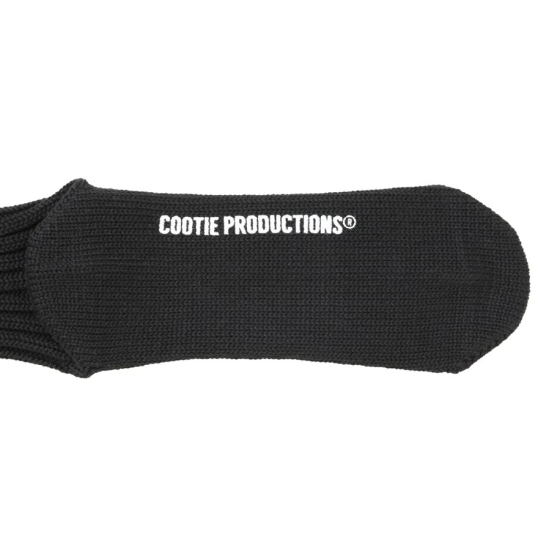 画像2: COOTIE PRODUCTIONS/Lowgauge Middle Socks（Black）［ローゲージミドルソックス-26春夏］