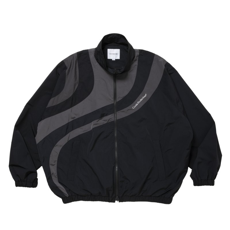 画像1: COOTIE PRODUCTIONS/Nylon Paneling Track Jacket（Black）［ナイロンパネリングトラックJKT-26春夏］