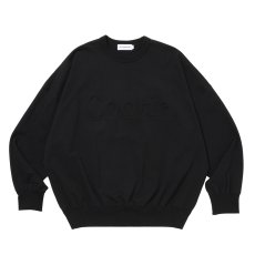 画像1: COOTIE PRODUCTIONS/Heavy Oz Jersey Plain Crew（Black）［プレーンクルー-26春夏］ (1)
