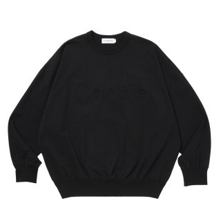 COOTIE PRODUCTIONS/Heavy Oz Jersey Plain Crew（Black）［プレーン