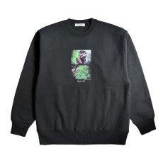 画像1: exodus brand/MASATAKA ISHIDA  JAMAICA 1982 SWEAT CREW NECK TYPE-3（BLACK）［クルーネックスウェット-26春夏］ (1)