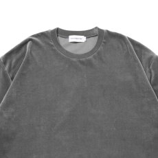 画像2: COOTIE PRODUCTIONS/Velour L/S Tee（Gray）［ベロア長袖T-26春夏］ (2)