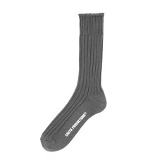 画像1: COOTIE PRODUCTIONS/Lowgauge Middle Socks（Gray）［ローゲージミドルソックス-26春夏］ (1)