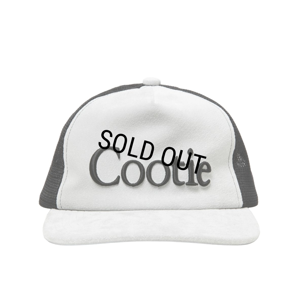 画像1: COOTIE PRODUCTIONS/Suede 5 Panel Mesh Cap（L.Gray）［スウェード5パネルメッシュキャップ-26春夏］ (1)