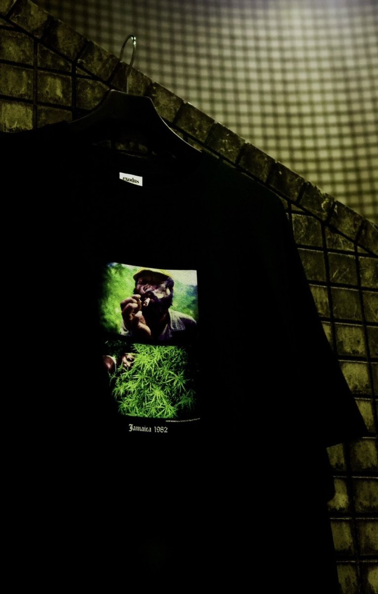 画像3: exodus brand/MASATAKA ISHIDA  JAMAICA 1982 T SHIRT TYPE-3（BLACK）［プリントT-26春夏］ (3)