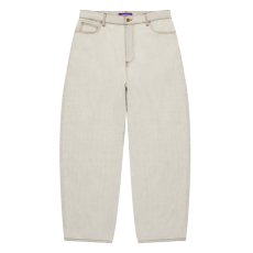 画像2: BlackEyePatch/STENCIL LOGO EXTRA BAGGY JEANS（DUST WHITE） (2)