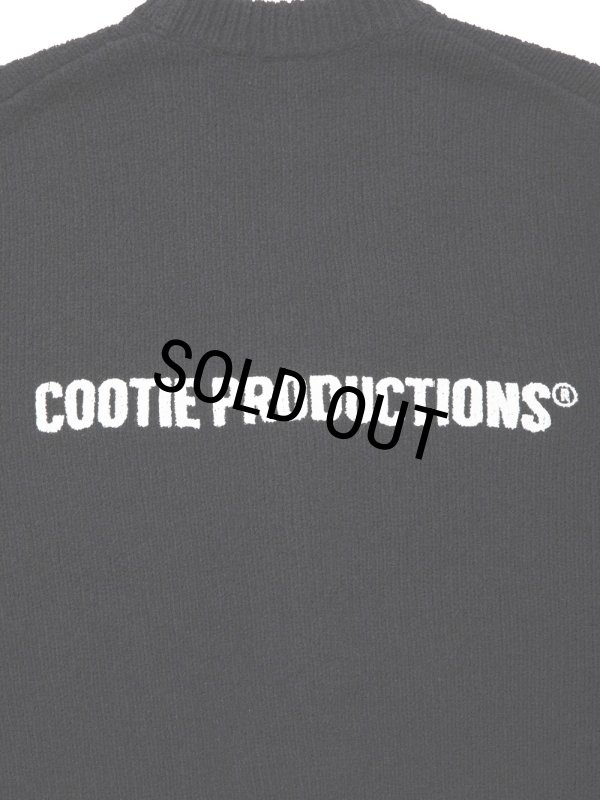 COOTIE PRODUCTIONS/N/C Boucle Knit Cardigan（Black）［ニット