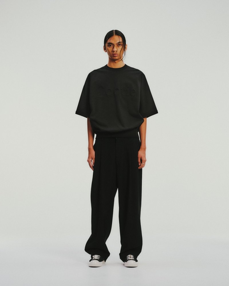 画像3: COOTIE PRODUCTIONS/Heavy Oz Jersey Plain S/S Crew（Black）［プレーン半袖クルー-26春夏］