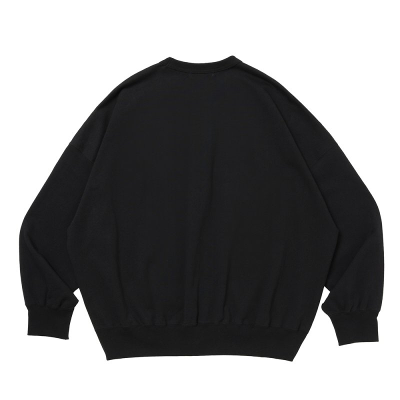 画像2: COOTIE PRODUCTIONS/Heavy Oz Jersey Plain Crew（Black）［プレーンクルー-26春夏］