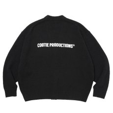 画像1: COOTIE PRODUCTIONS/N/C Boucle Knit Cardigan（Black）［ニットカーディガン-26春夏］ (1)