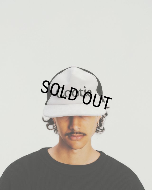 COOTIE PRODUCTIONS/Suede 5 Panel Mesh Cap（Black）［スウェード5
