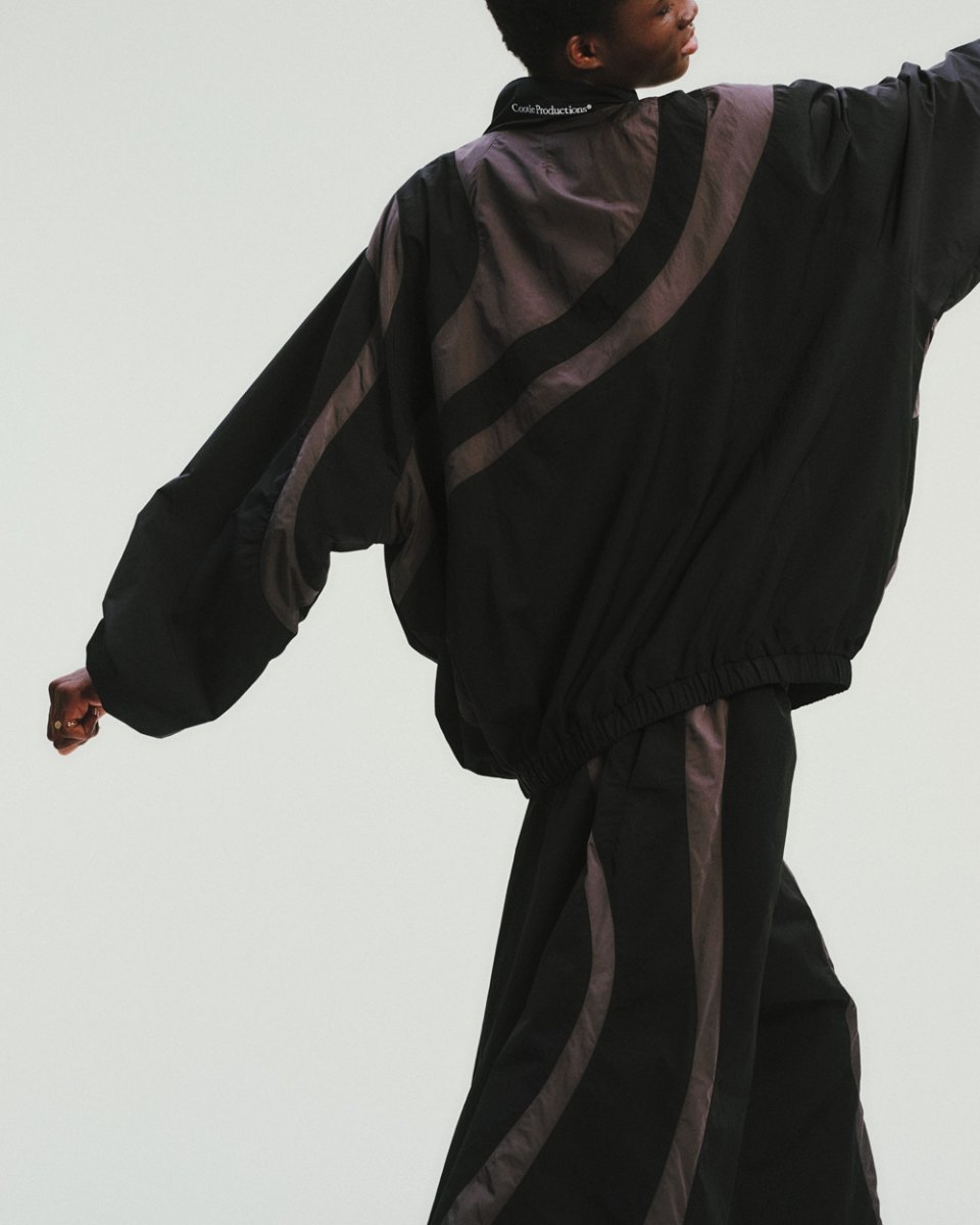 画像10: COOTIE PRODUCTIONS/Nylon Paneling Track Jacket（Black）［ナイロンパネリングトラックJKT-26春夏］ (10)