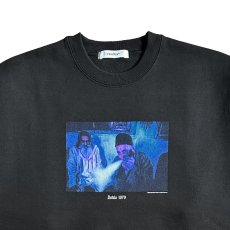 画像2: exodus brand/MASATAKA ISHIDA  INDIA 1979 SWEAT CREW NECK（BLACK）［クルーネックスウェット-26春夏］ (2)
